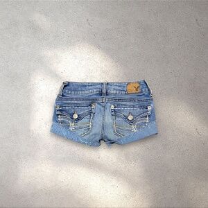 American Eagle Outfitters Ultra Low Rise Micro Denim Shorts